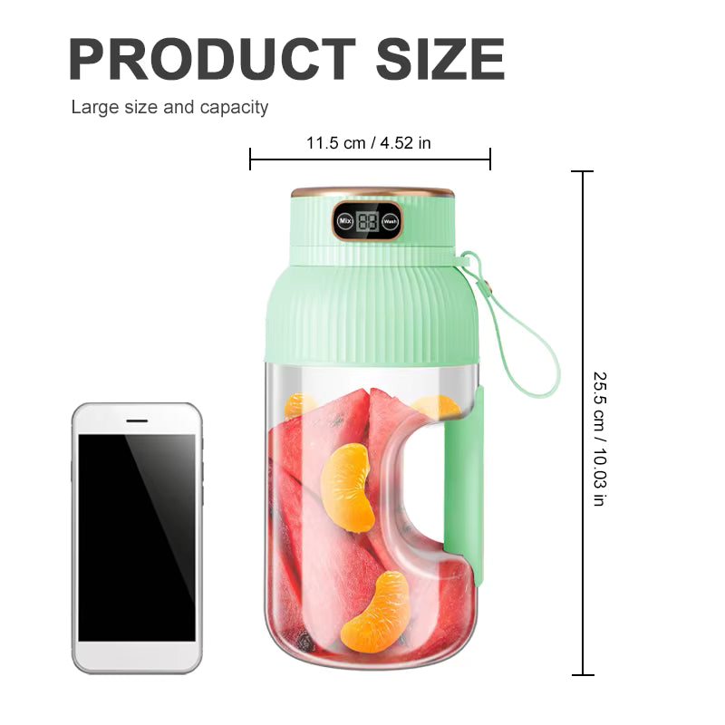 Portable USB Blender 1000ML - Fruit Juicer