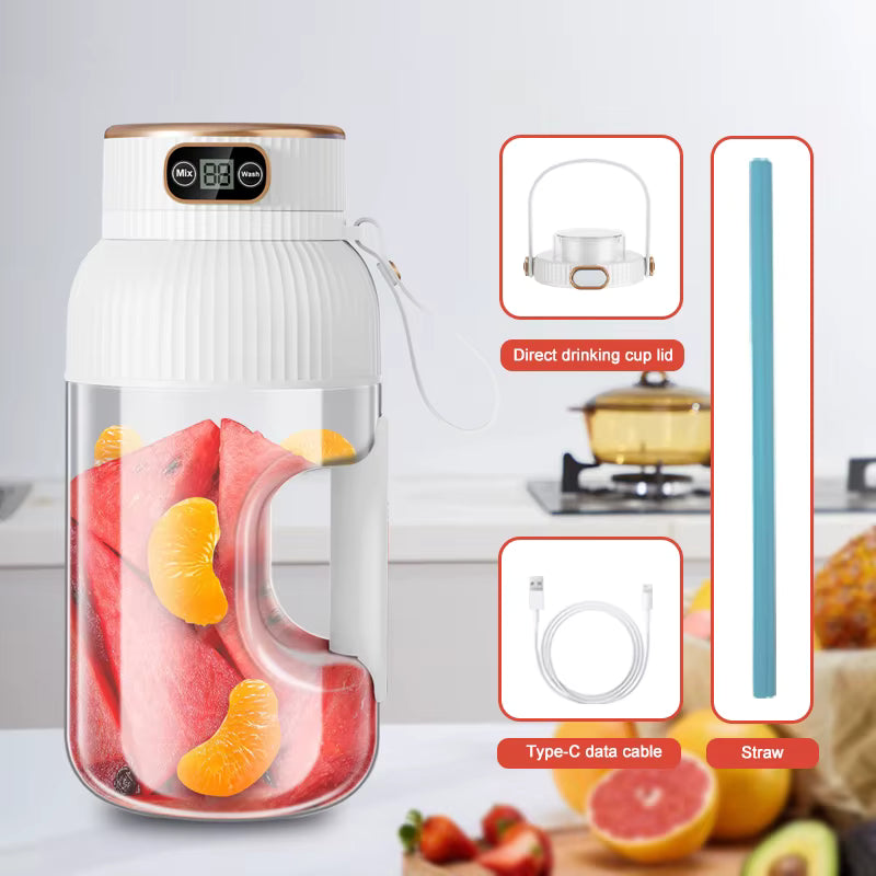 Portable USB Blender 1000ML - Fruit Juicer
