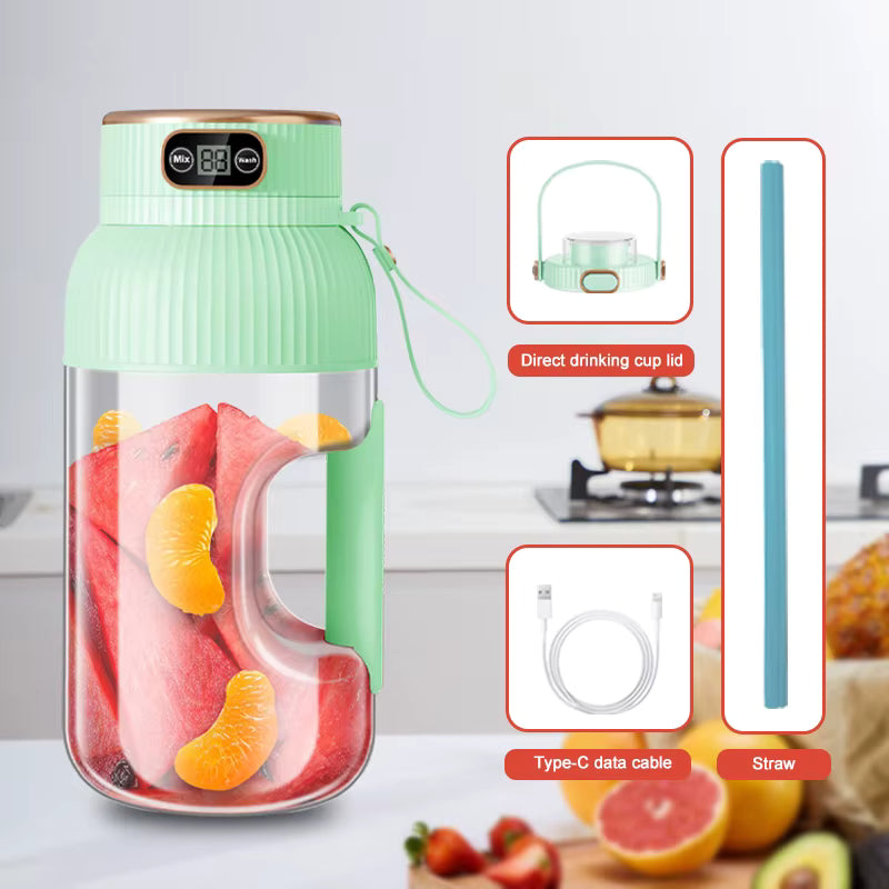 Portable USB Blender 1000ML - Fruit Juicer